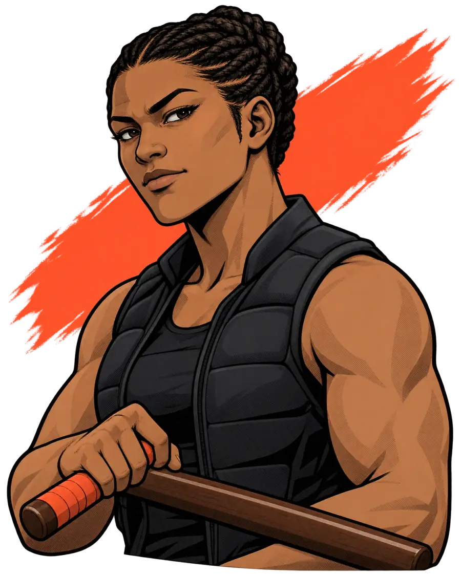 Portrait of Camila "Lock" Torres.