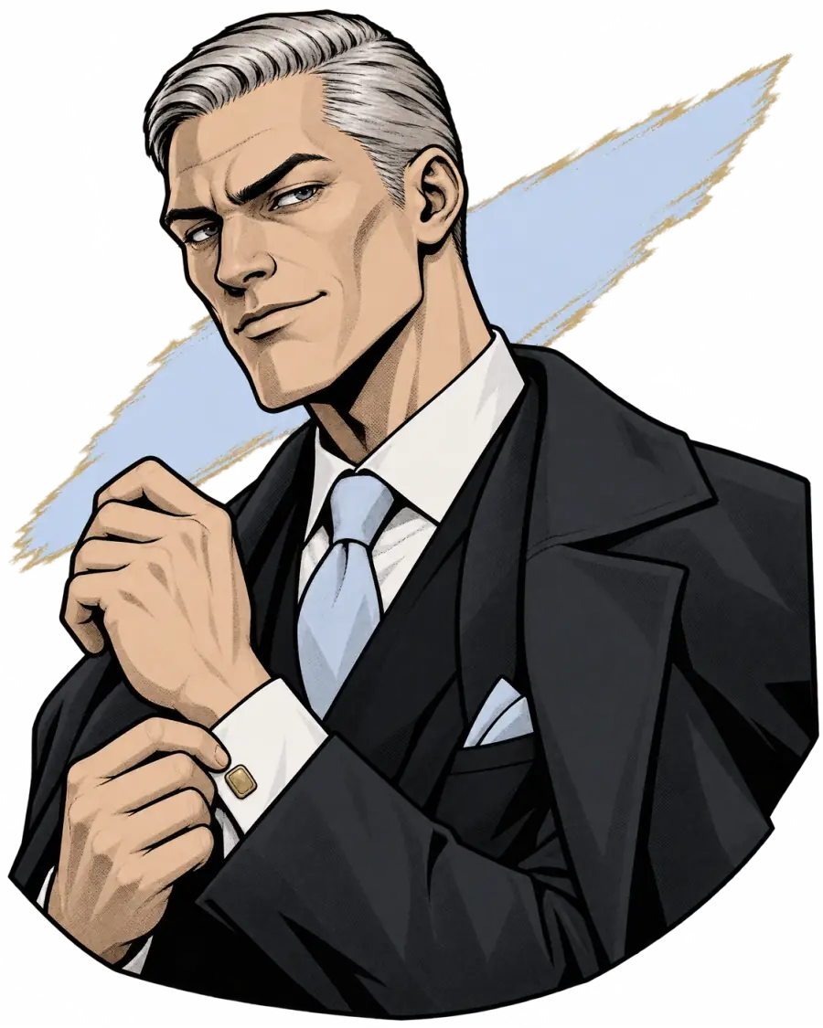 Portrait of Elias "The Broker" Voss.